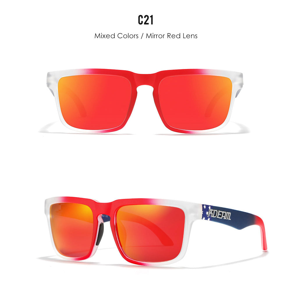 Unisex Polarized Ultra Light Driving Sunglasses Colorful Lens