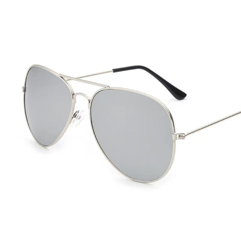Unisex Aviator Reflective Colorful Sunglasses Classic Pilot Style