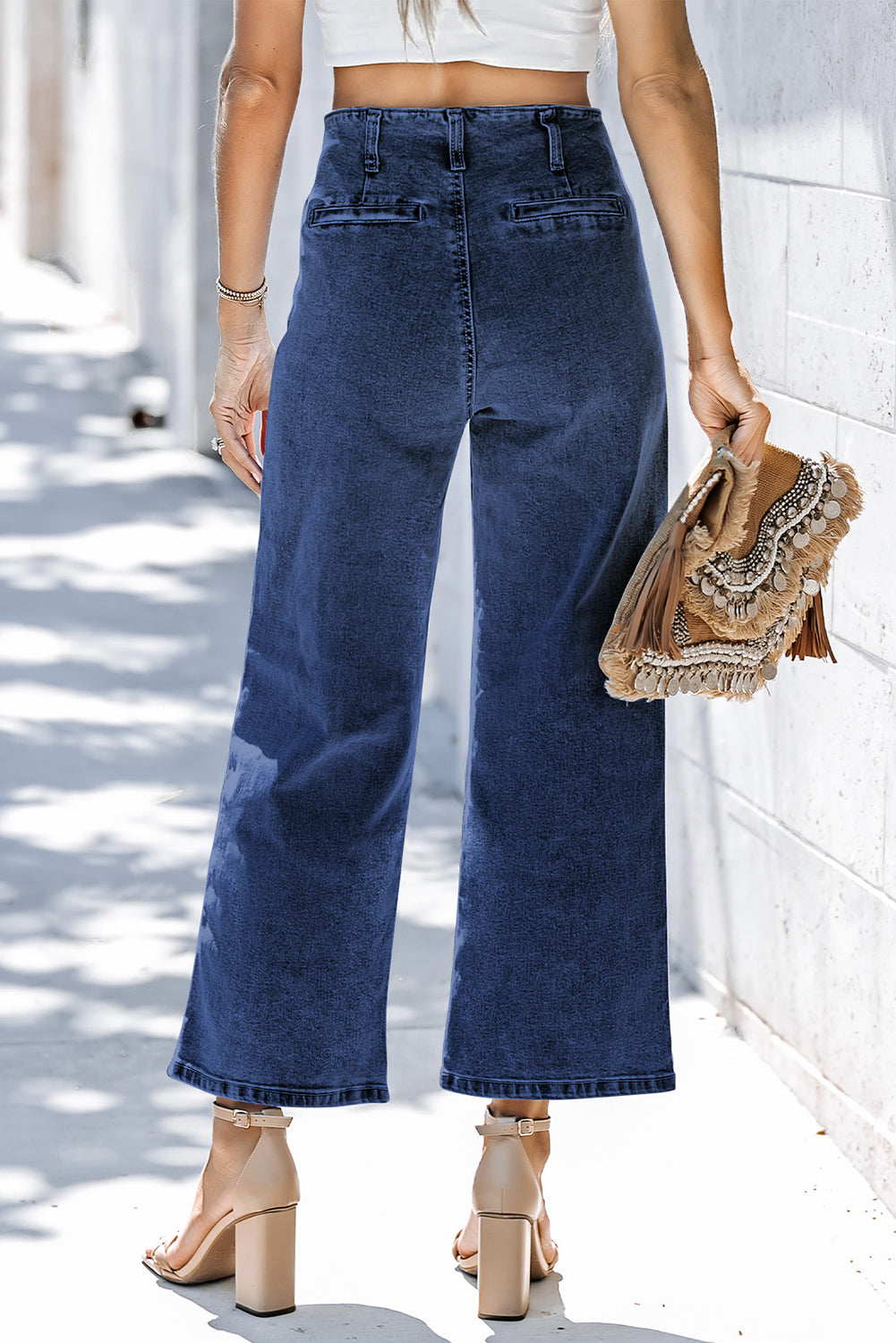 Women's Mckinley Wide Leg Cropped Jeans