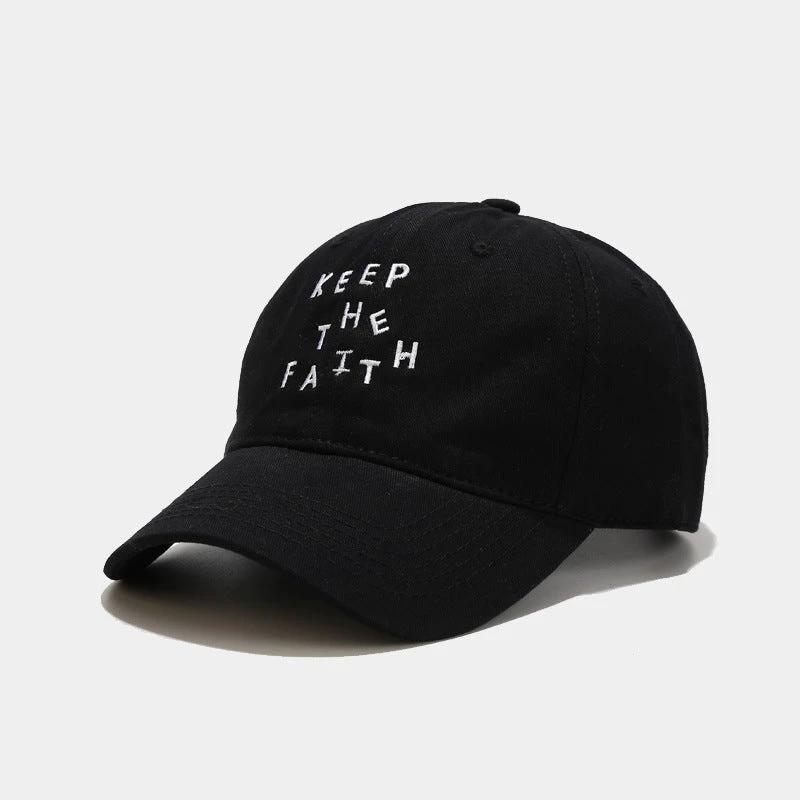 Men's "Keep The Faith" Embroidered Baseball Cap