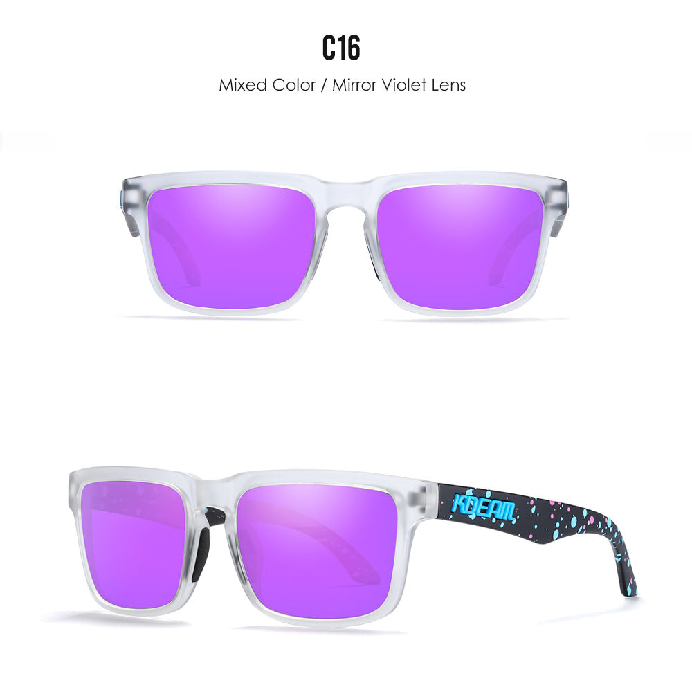 Unisex Polarized Ultra Light Driving Sunglasses Colorful Lens