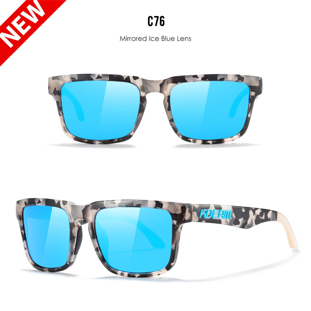 Unisex Polarized Ultra Light Driving Sunglasses Colorful Lens