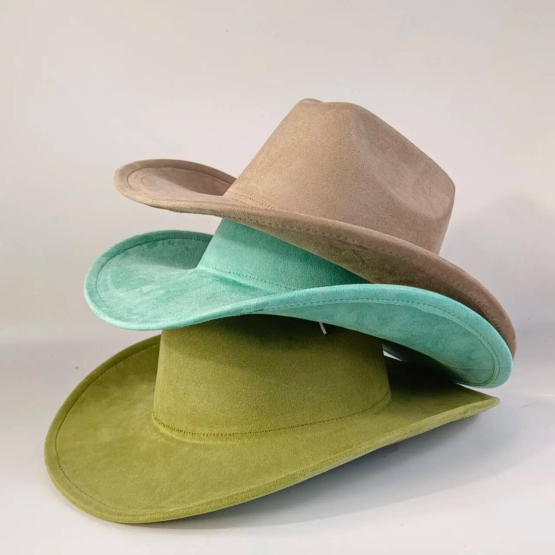 western Premium suede cowboy hat stylish men's and women's fedora Suede Panama hat perfect for outdoor festive activitieswestern