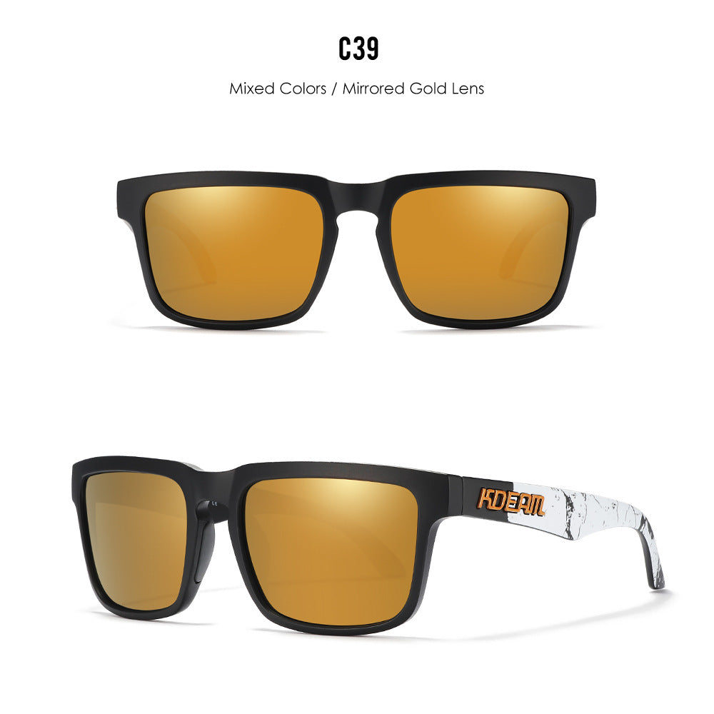 Unisex Polarized Ultra Light Driving Sunglasses Colorful Lens