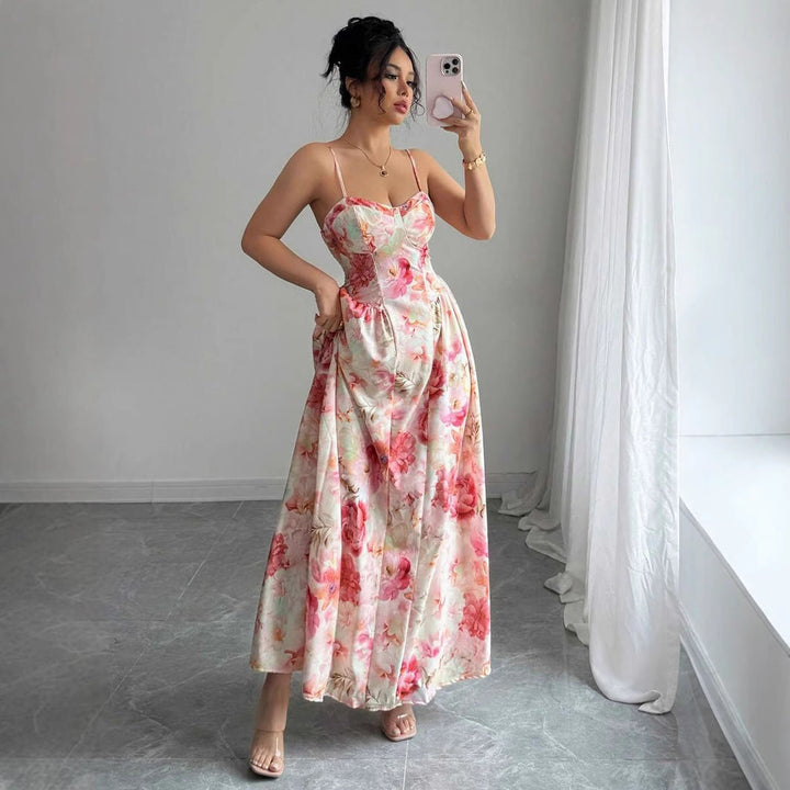 Women’s Strapless Off Shoulder Elegant Long Evening Fairy Dress