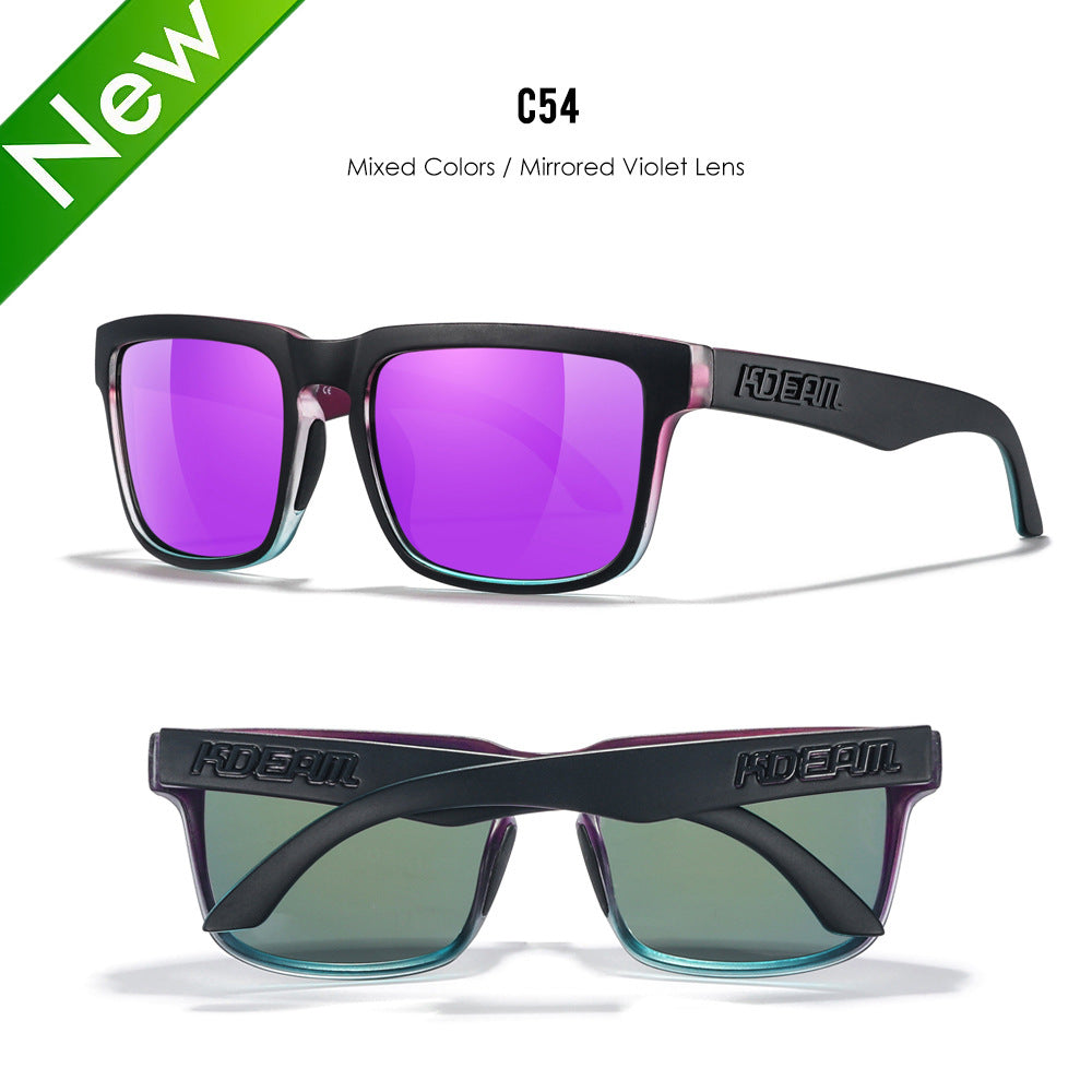 Unisex Polarized Ultra Light Driving Sunglasses Colorful Lens