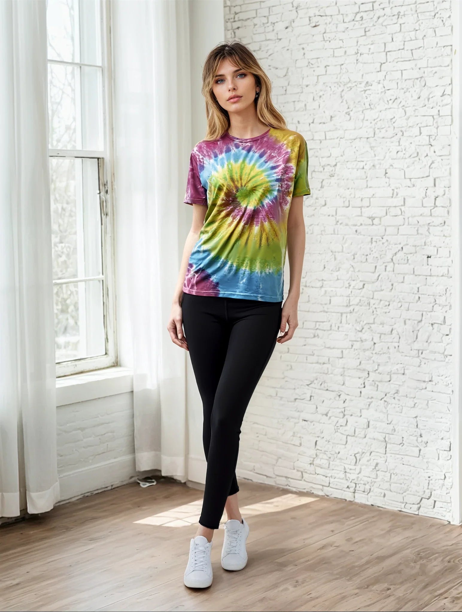 Women's Classic Spiral Tie ﻿Dye