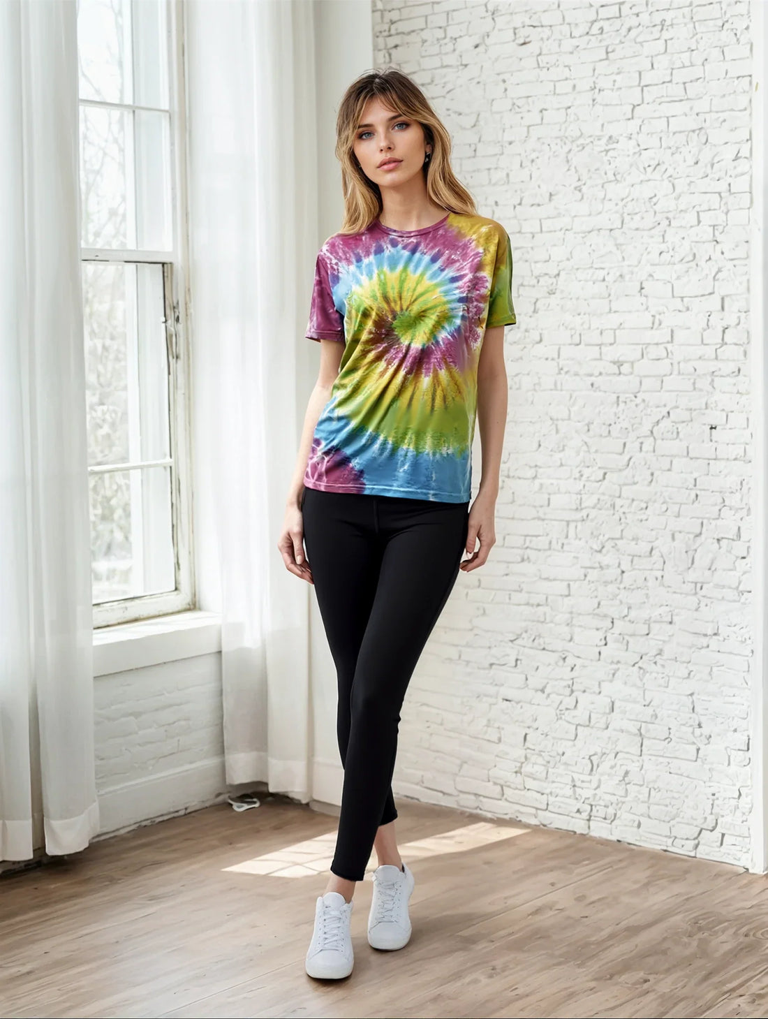 Women's Classic Spiral Tie ﻿Dye