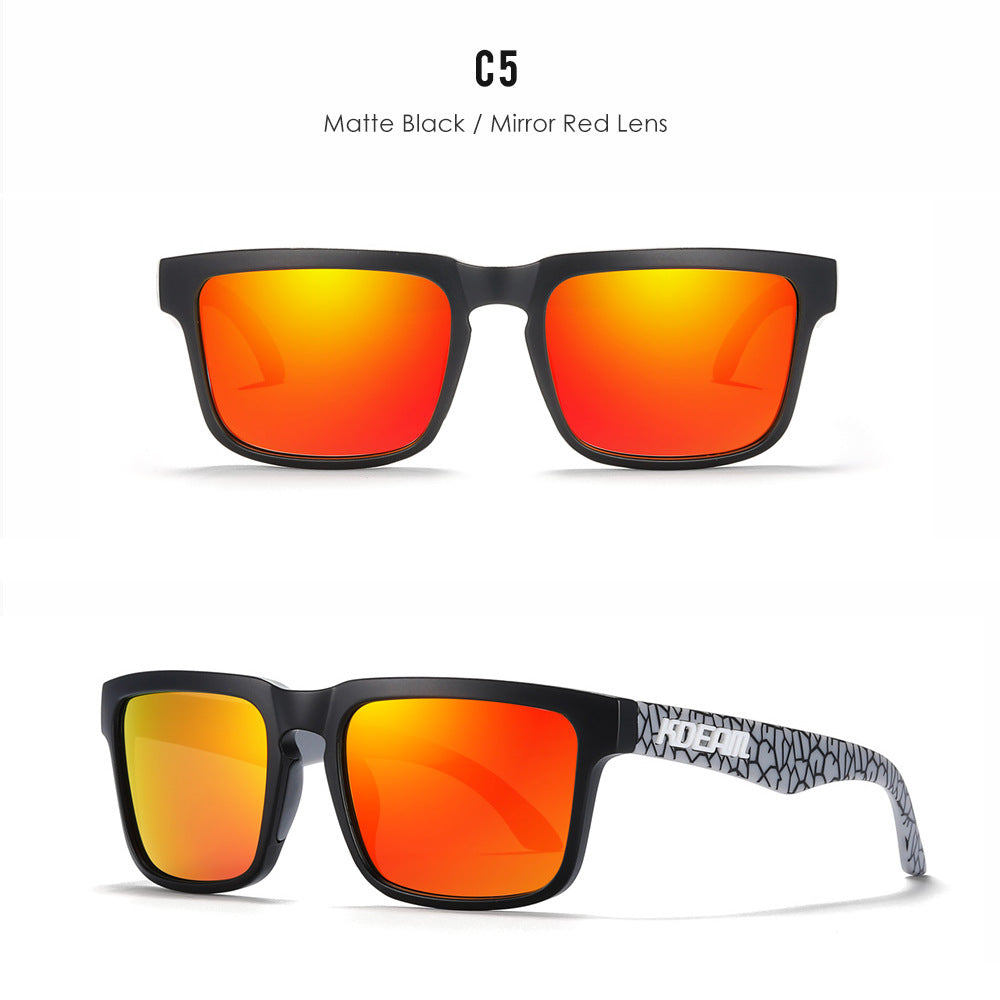 Unisex Polarized Ultra Light Driving Sunglasses Colorful Lens