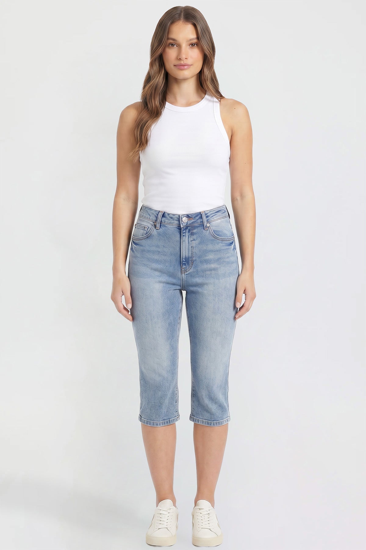 Women's Luxe Capri with Side Slit