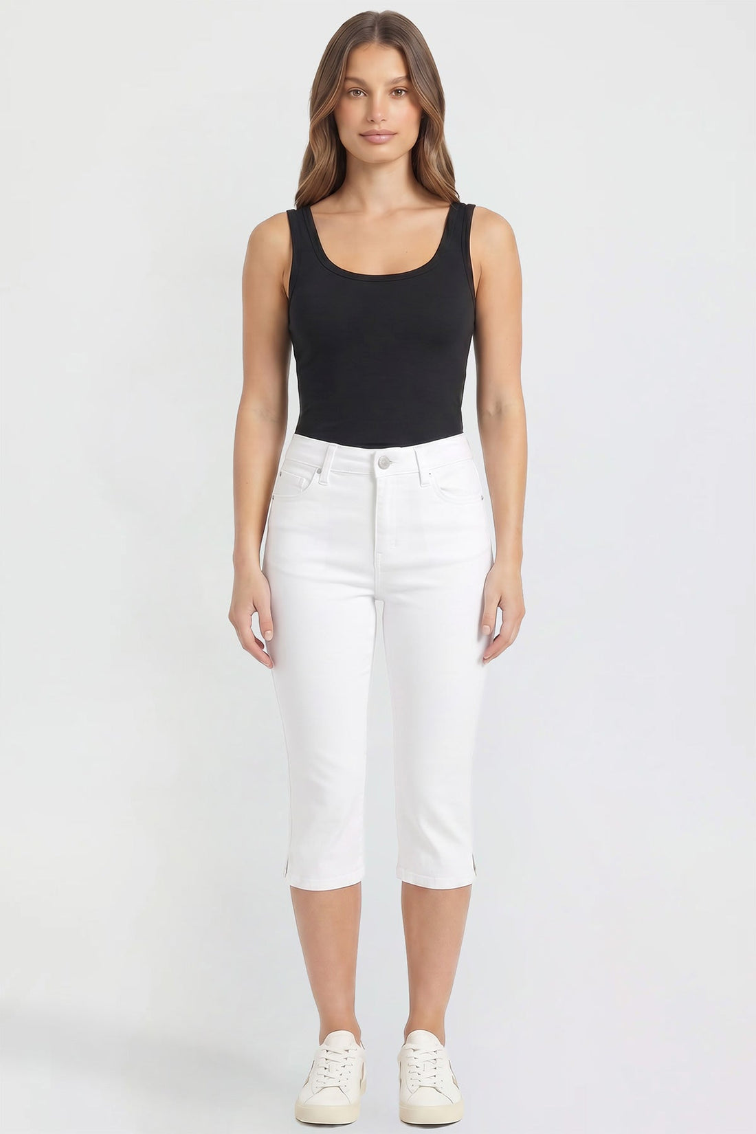 Women's Luxe Capri with Side Slit
