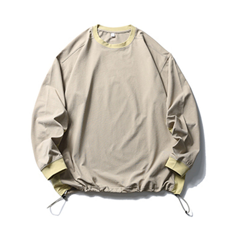 Unisex Loose Long Sleeve Quick Dry Sun Protection T-Shirt