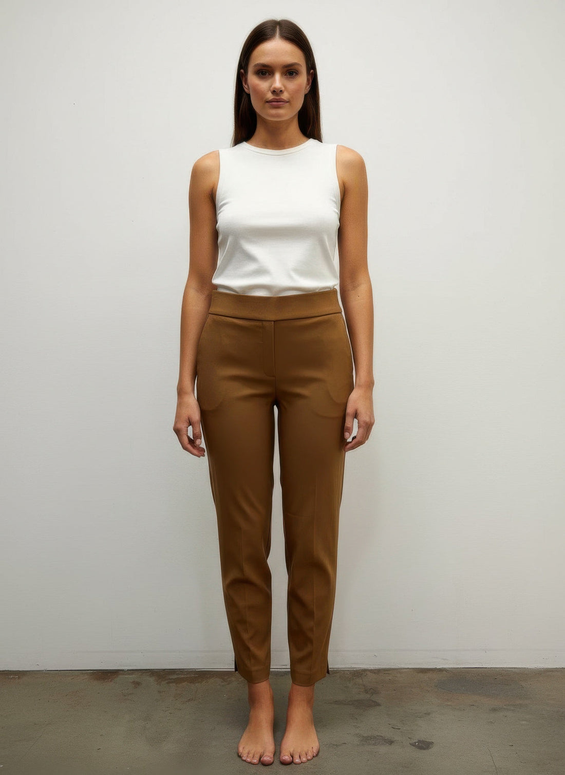 Pull On Solid Pants