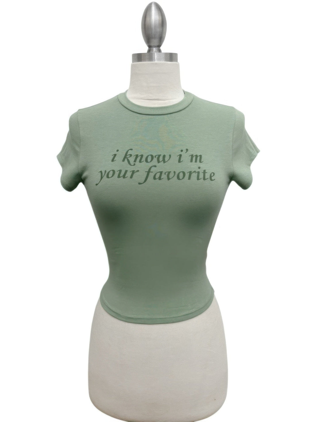 Women's Print Your Favorite Baby Tee Shirt