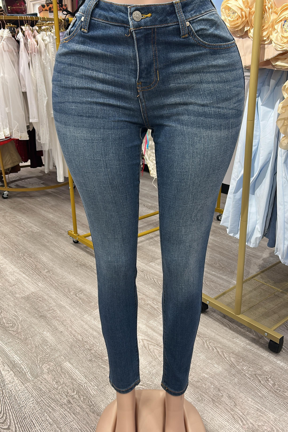 Women's High Waist Skinny Jeans – Stretch Denim Snatch Fit Jeans