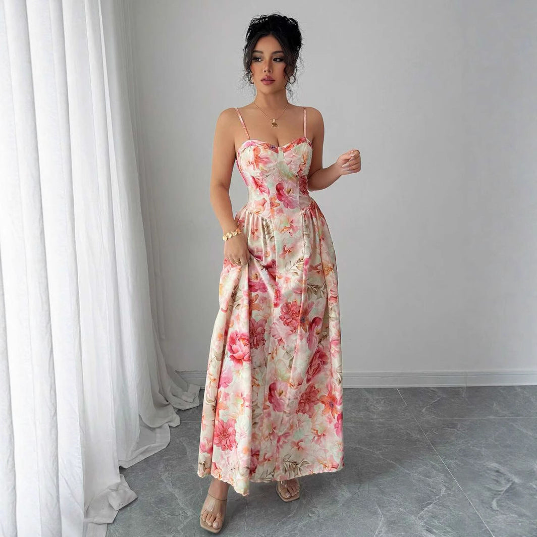 Women’s Strapless Off Shoulder Elegant Long Evening Fairy Dress