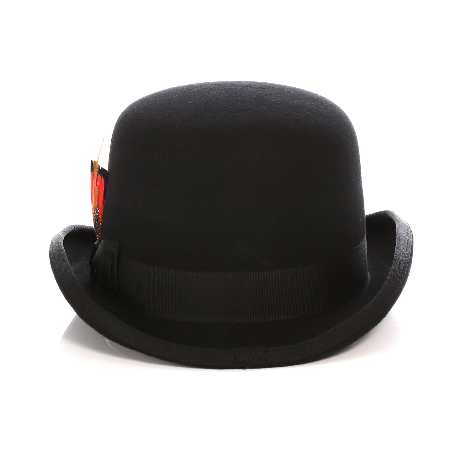 Ferrecci Premium Wool Black Derby Bowler Hat