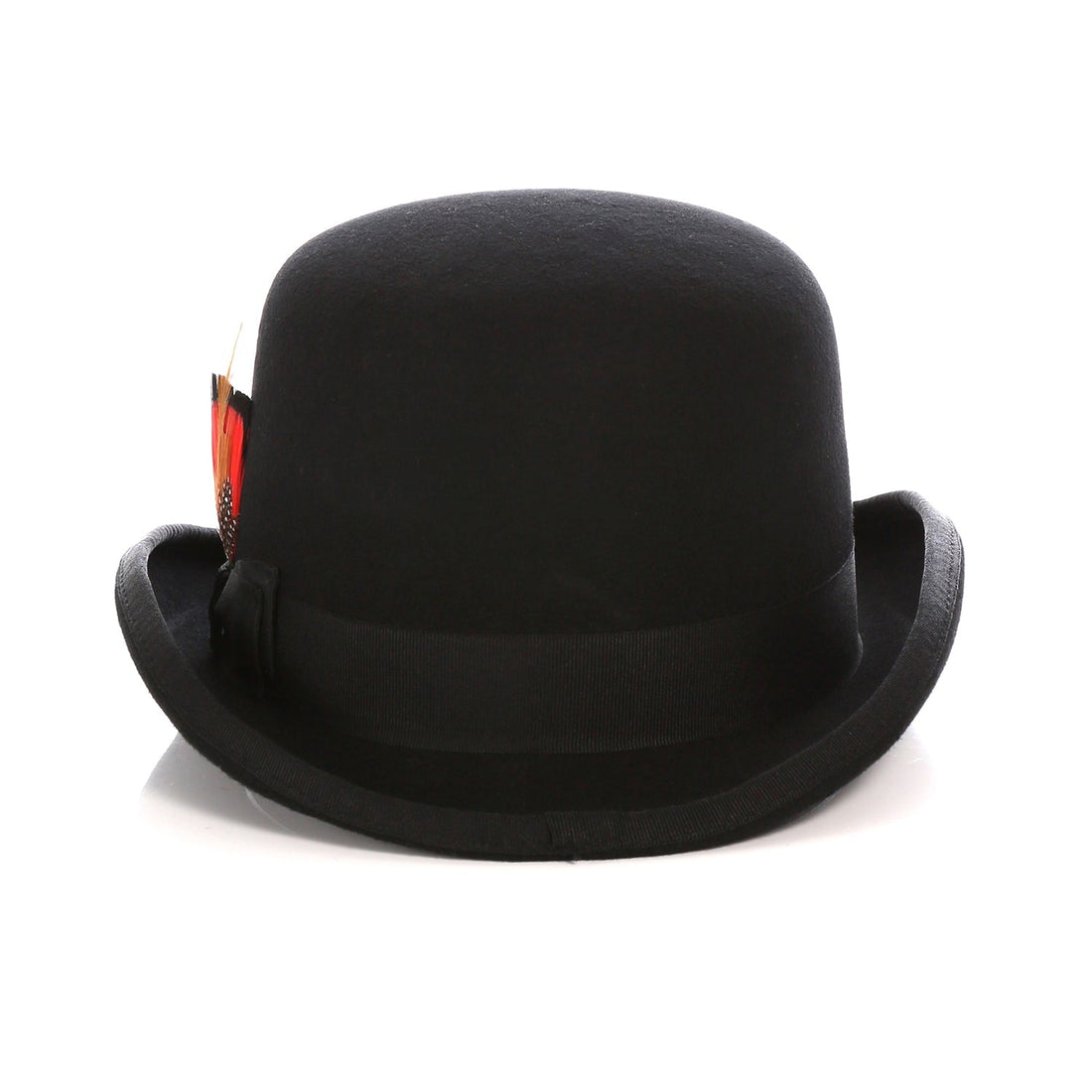 Ferrecci Premium Wool Black Derby Bowler Hat