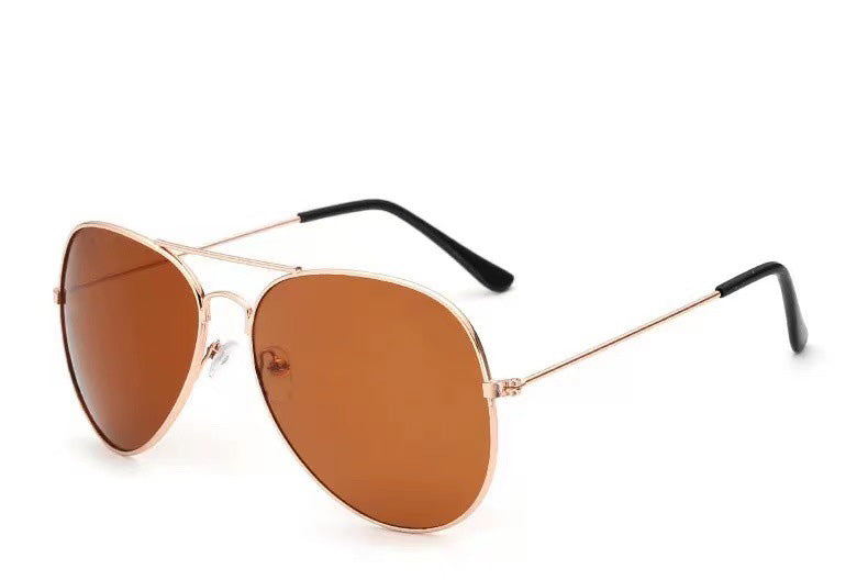 Unisex Aviator Reflective Colorful Sunglasses Classic Pilot Style