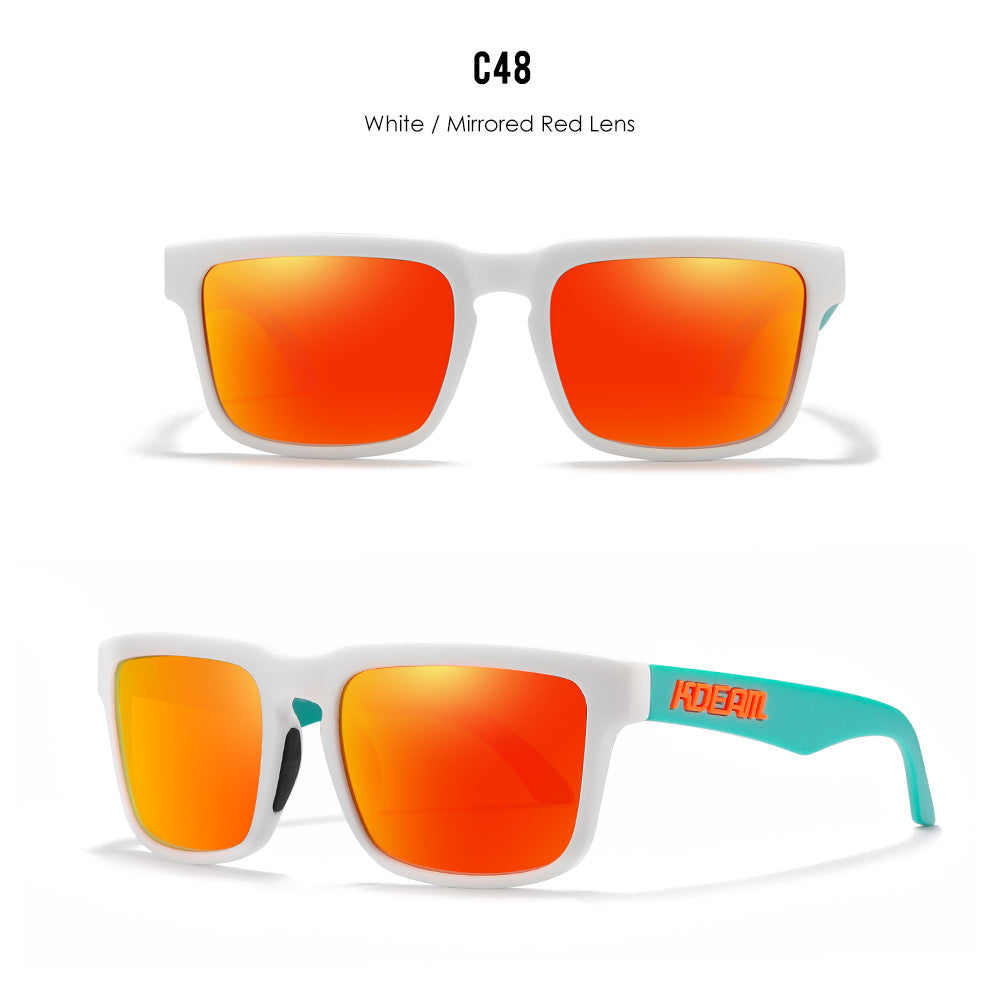 Unisex Polarized Ultra Light Driving Sunglasses Colorful Lens