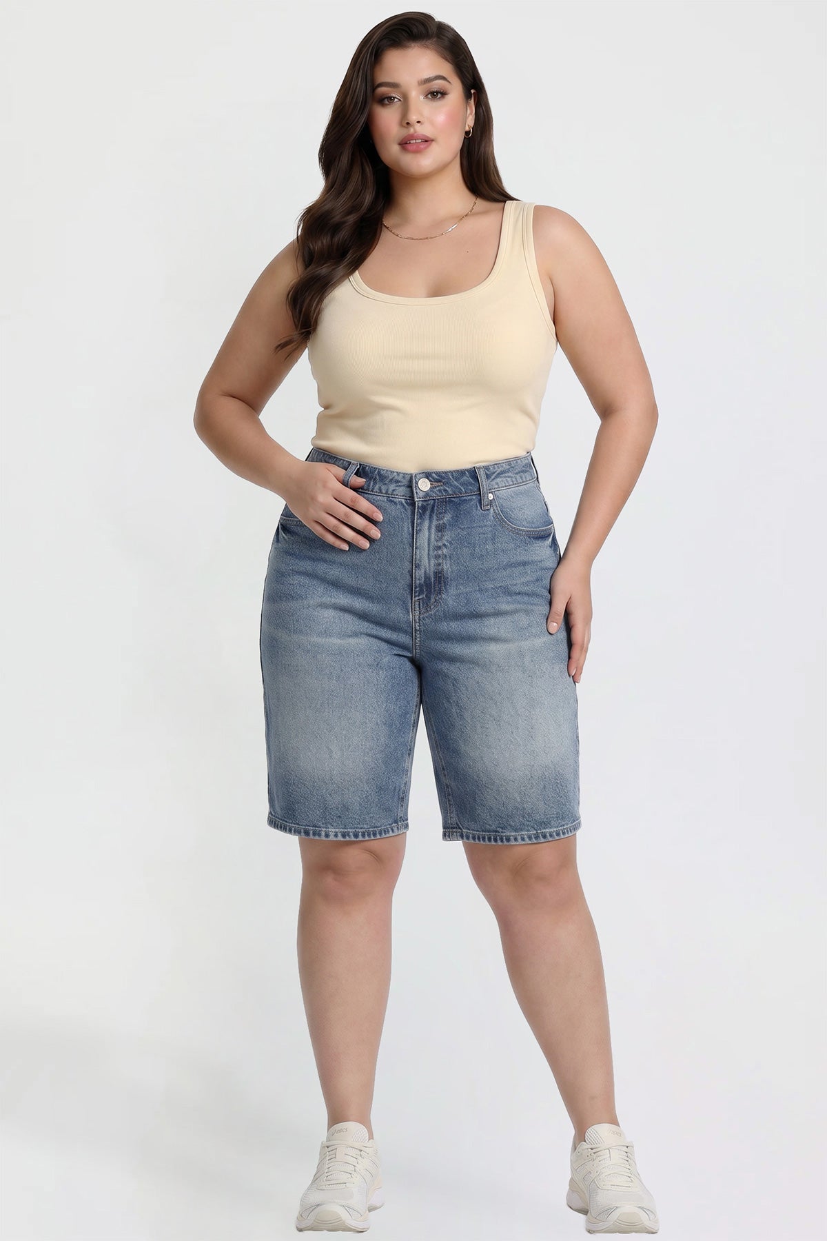 Women's Plus Relaxed Fit Jorts