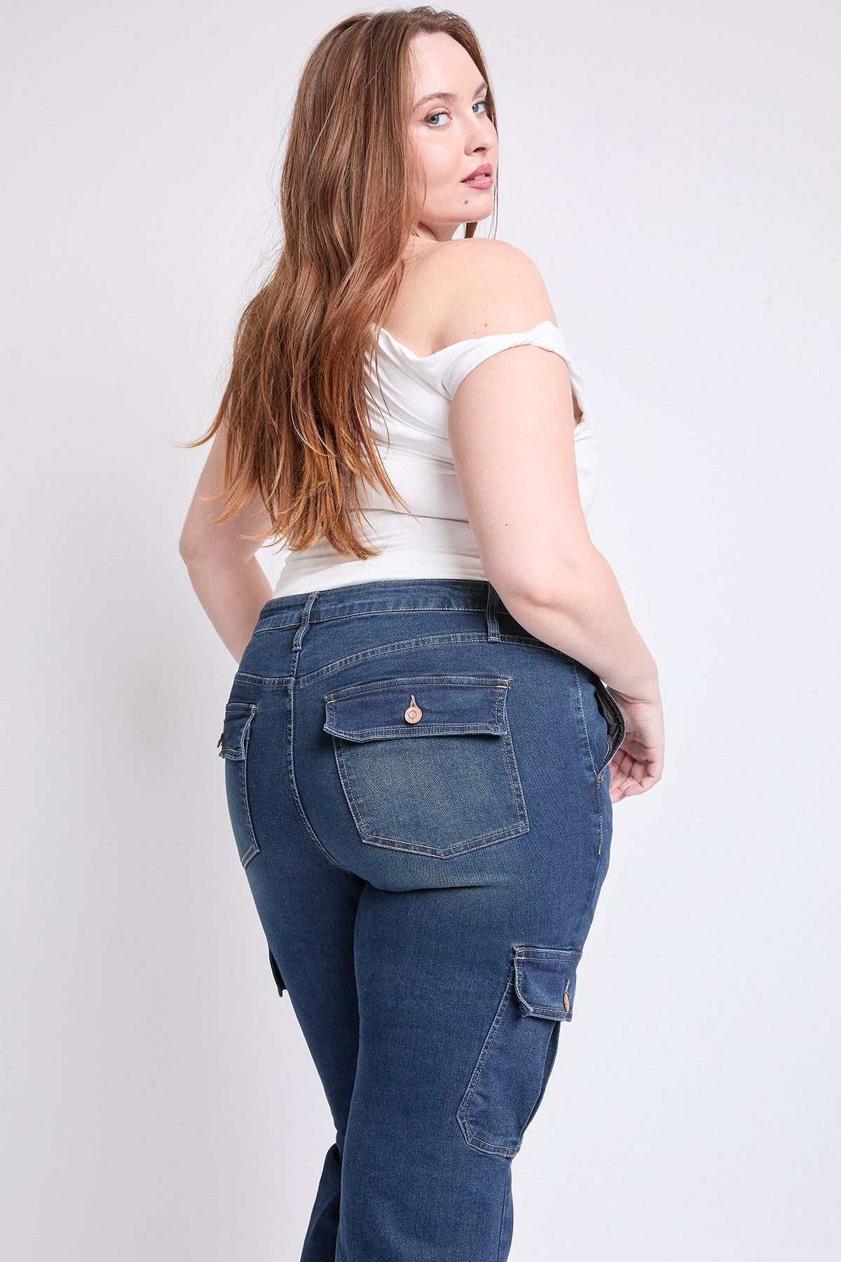 Women's Plus Low Rise Straight  Skater Jeans
