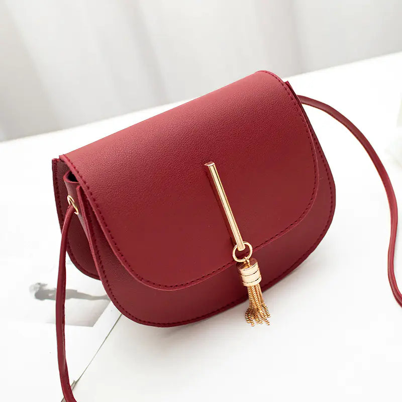 Fringe Crossbody Phone Bag and Round Purse