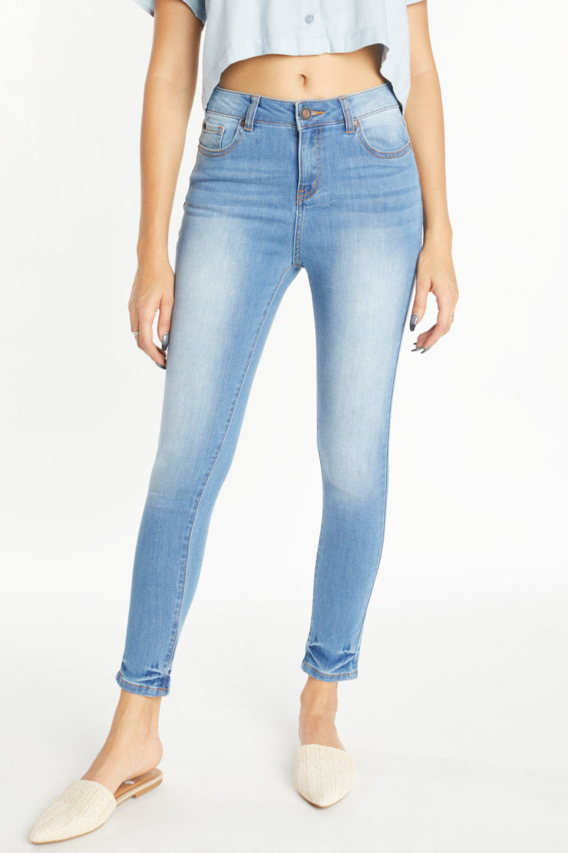 High Rise 5 Pocket Skinny Jeans
