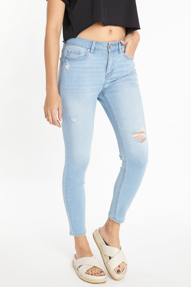 High Rise 5 Pocket Skinny Jeans