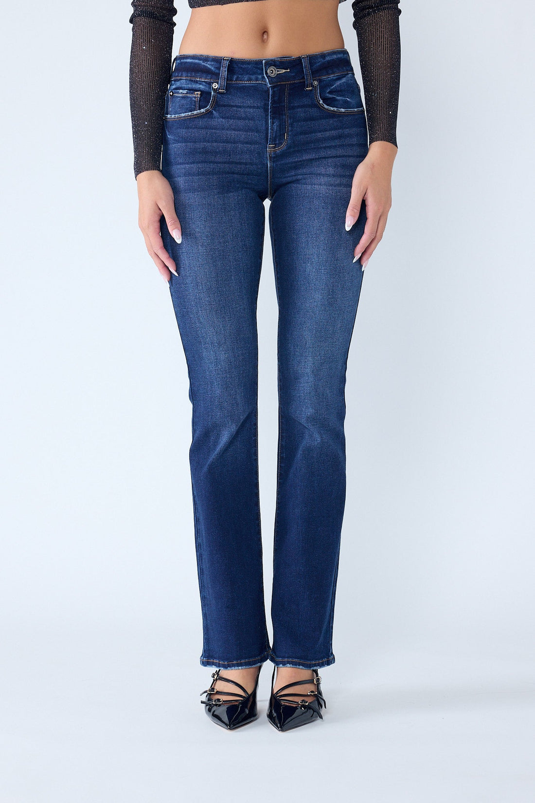 High Rise Classic Bootcut Jeans