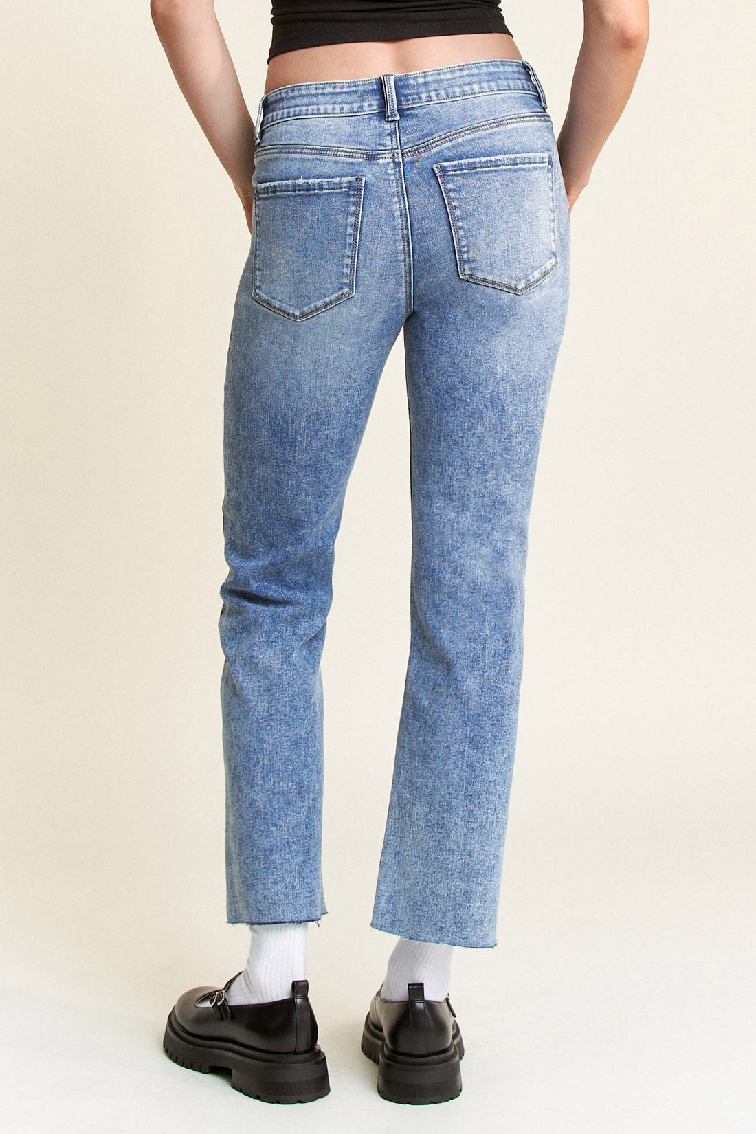 High Rise Classic Straight Jeans