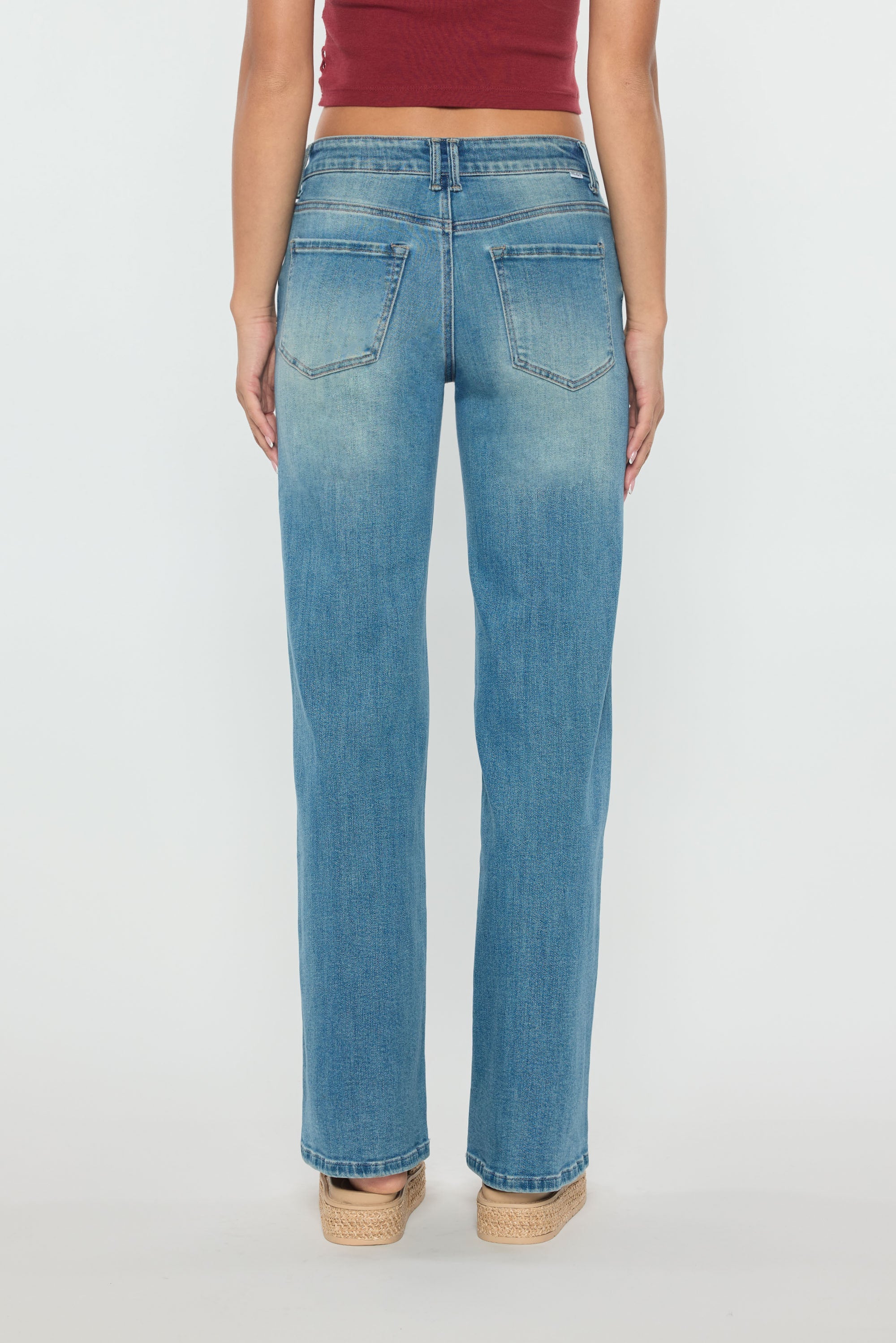 High Rise Wide Leg Jeans