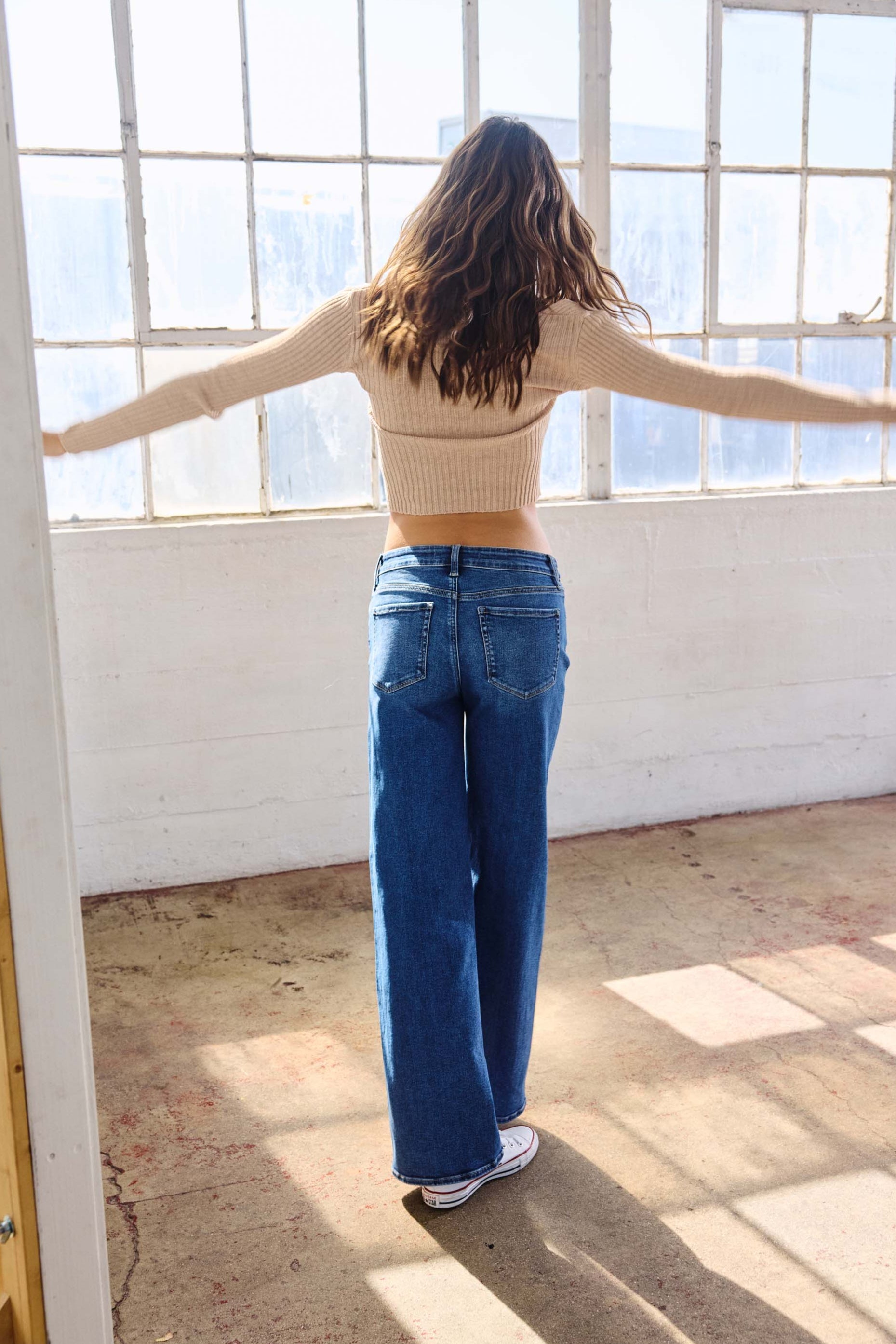 High Rise Relaxed Wide Leg Jeans