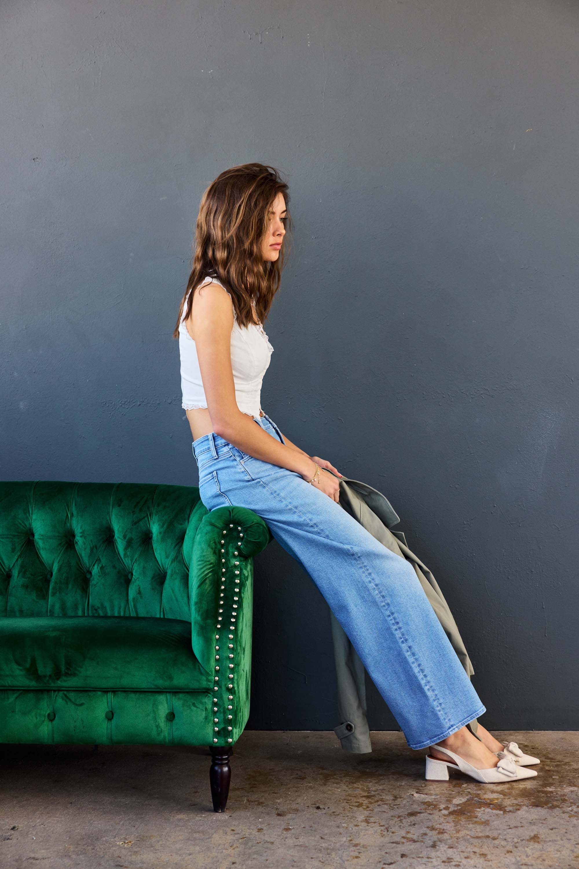 High Rise Relaxed Wide Leg Jeans
