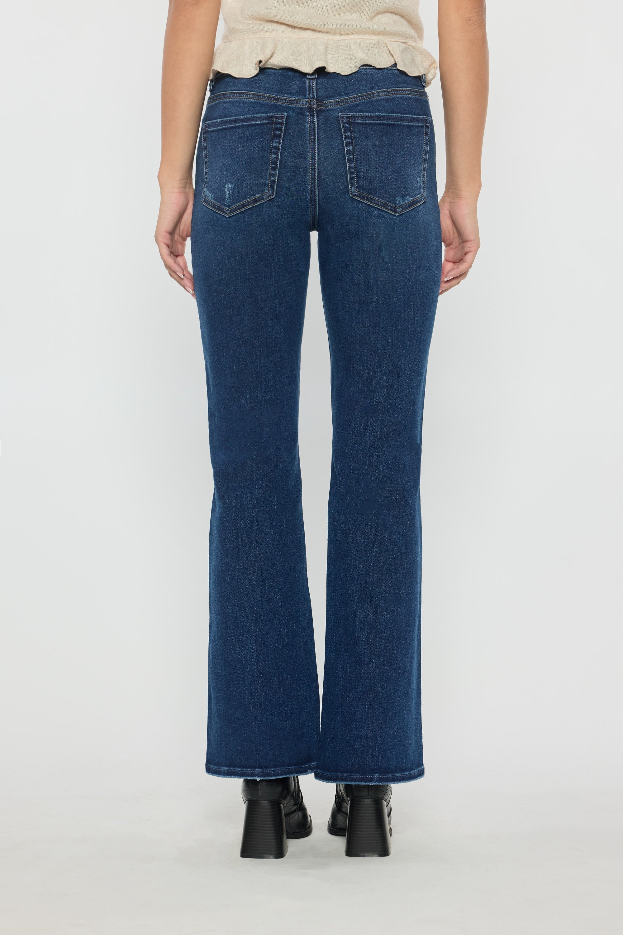 High Rise Baby Wide Leg Jeans