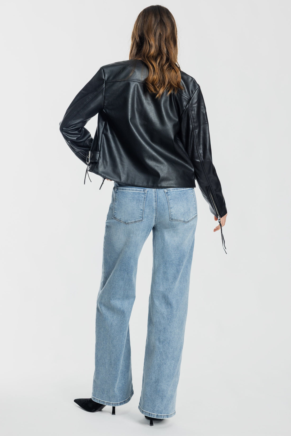 High Rise Wide Leg Jeans