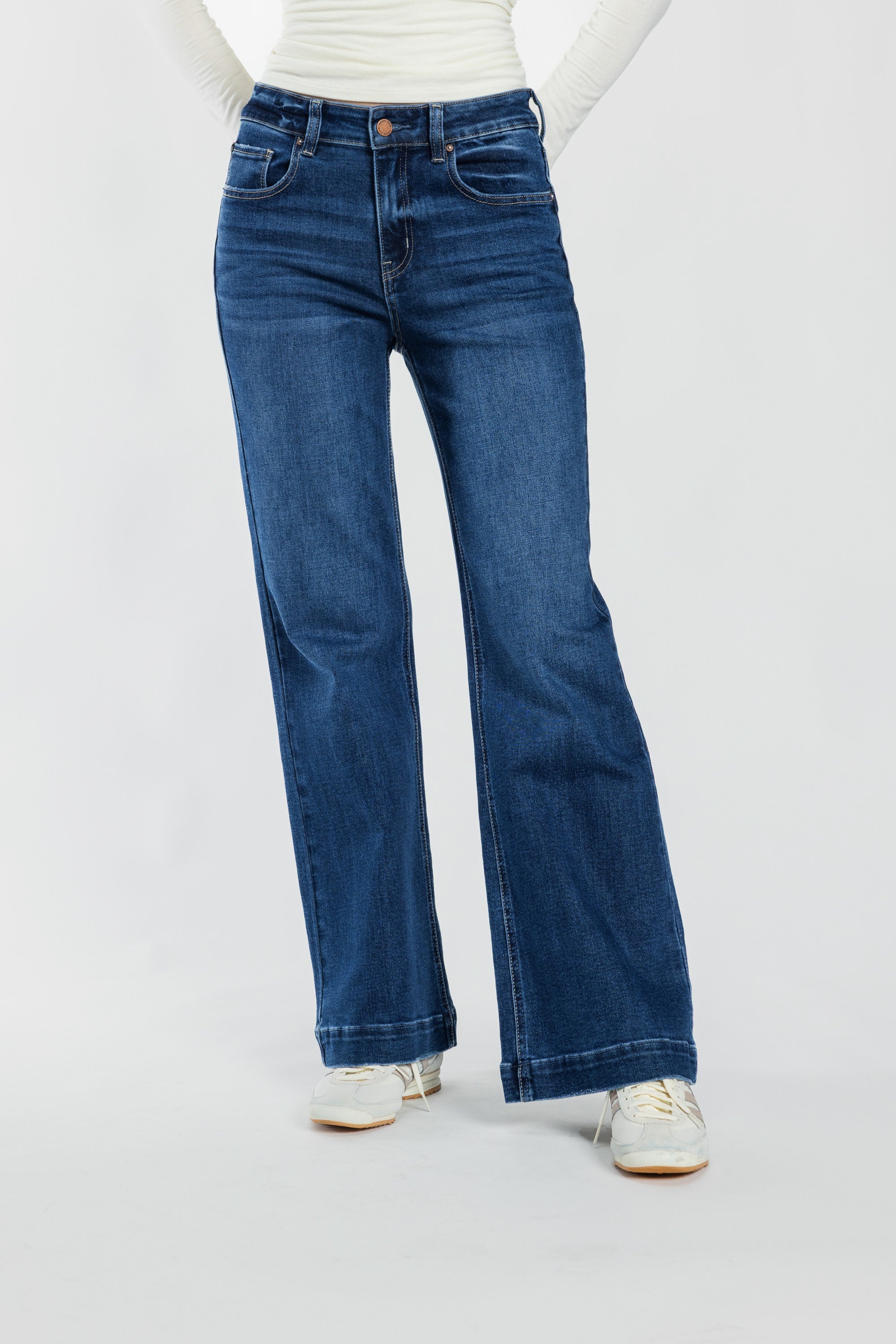 High Rise Wide Leg Jeans