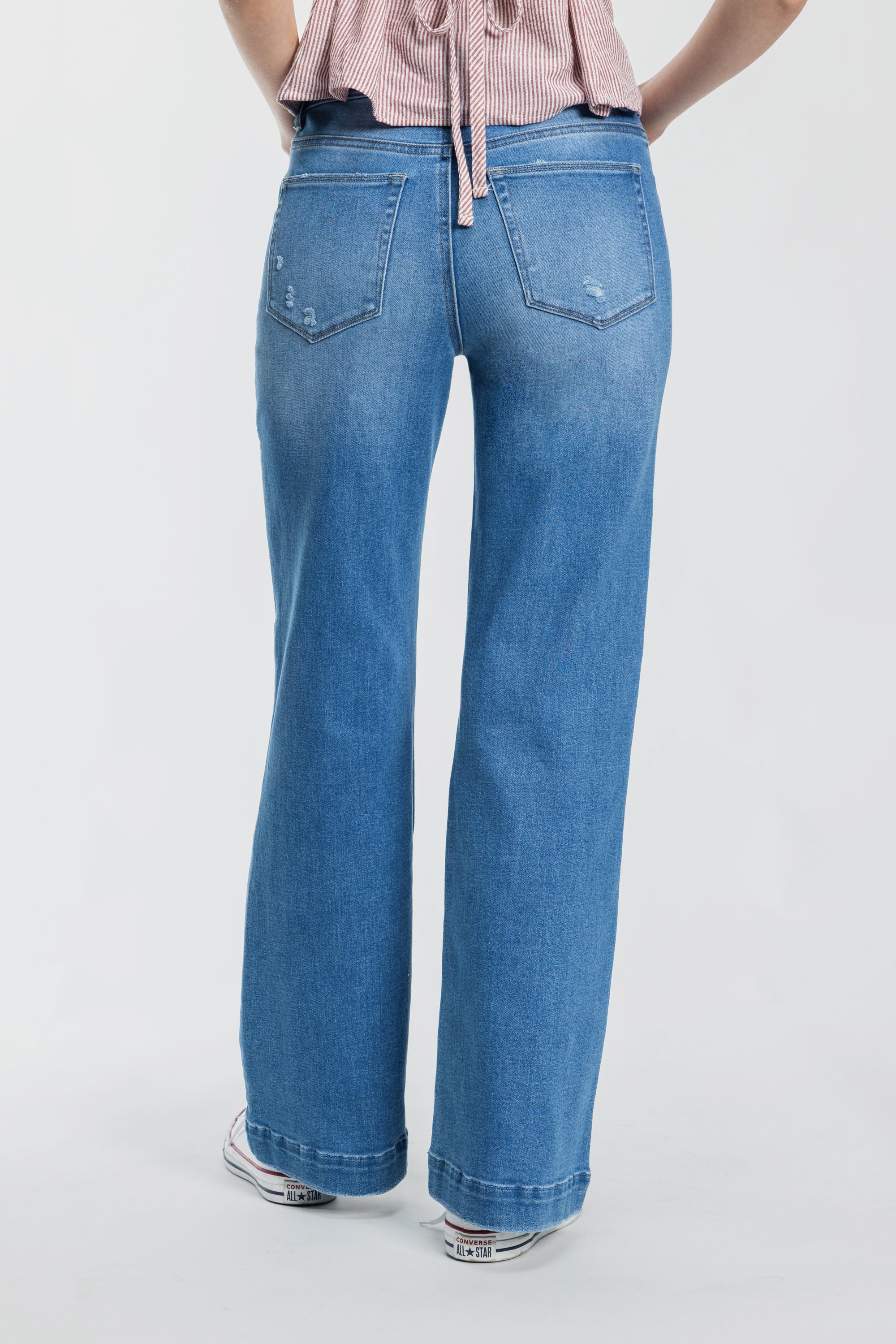 High Rise Wide Leg Jeans