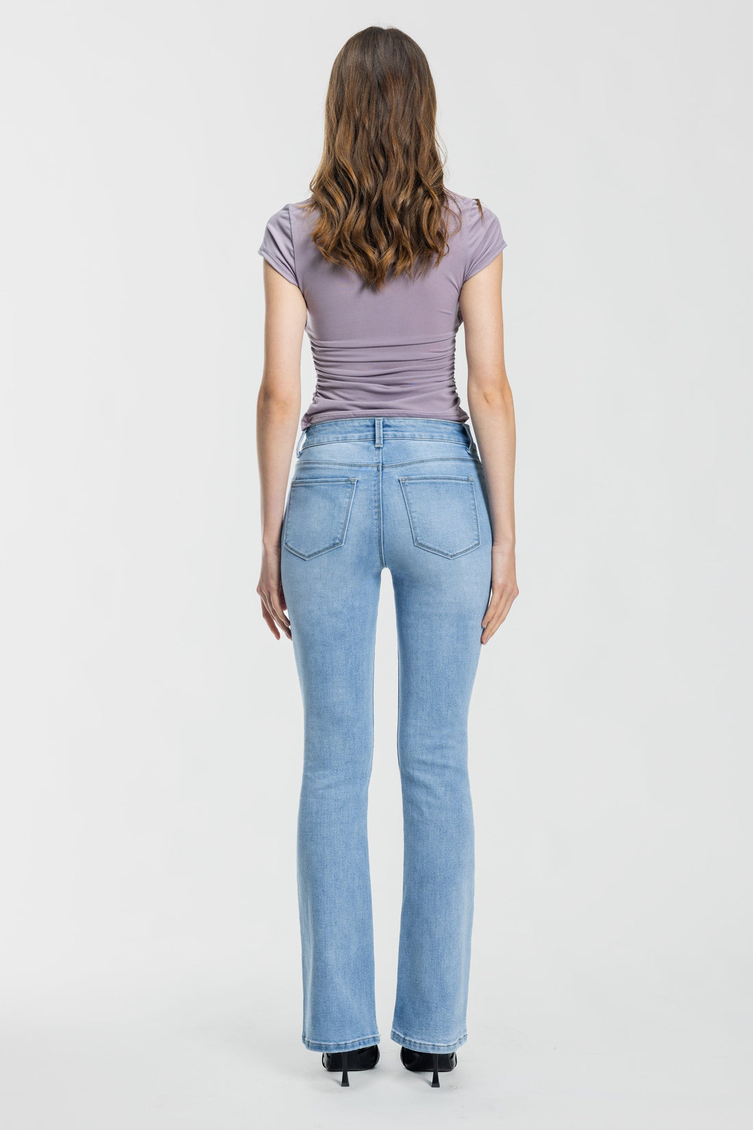 High Rise Bootcut Jeans