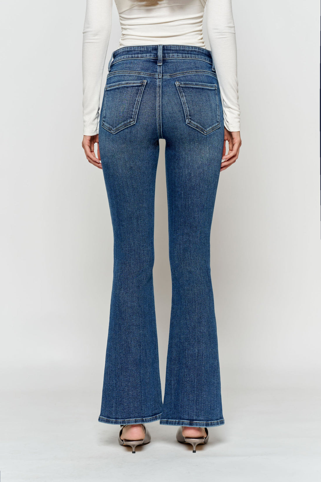High Rise Bootcut Jeans