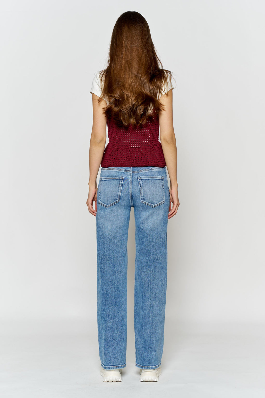 High Rise Wide Leg Jeans