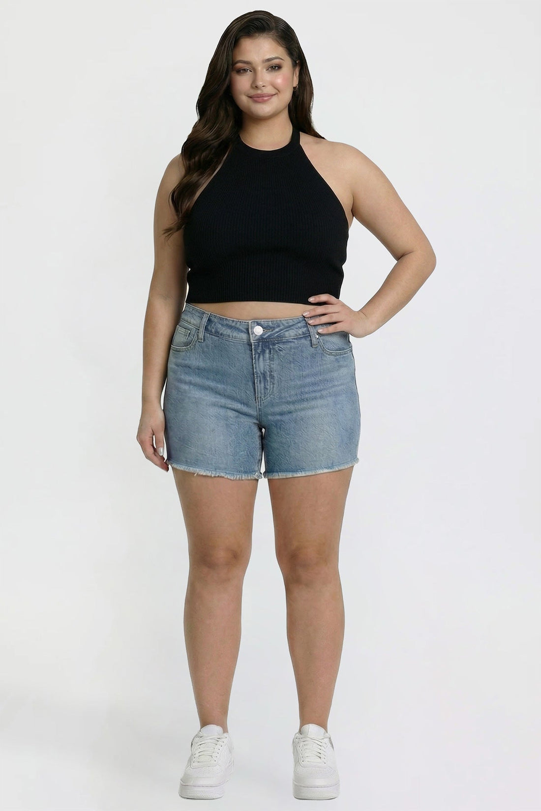Women's Plus Luxe Short with Raw Hem