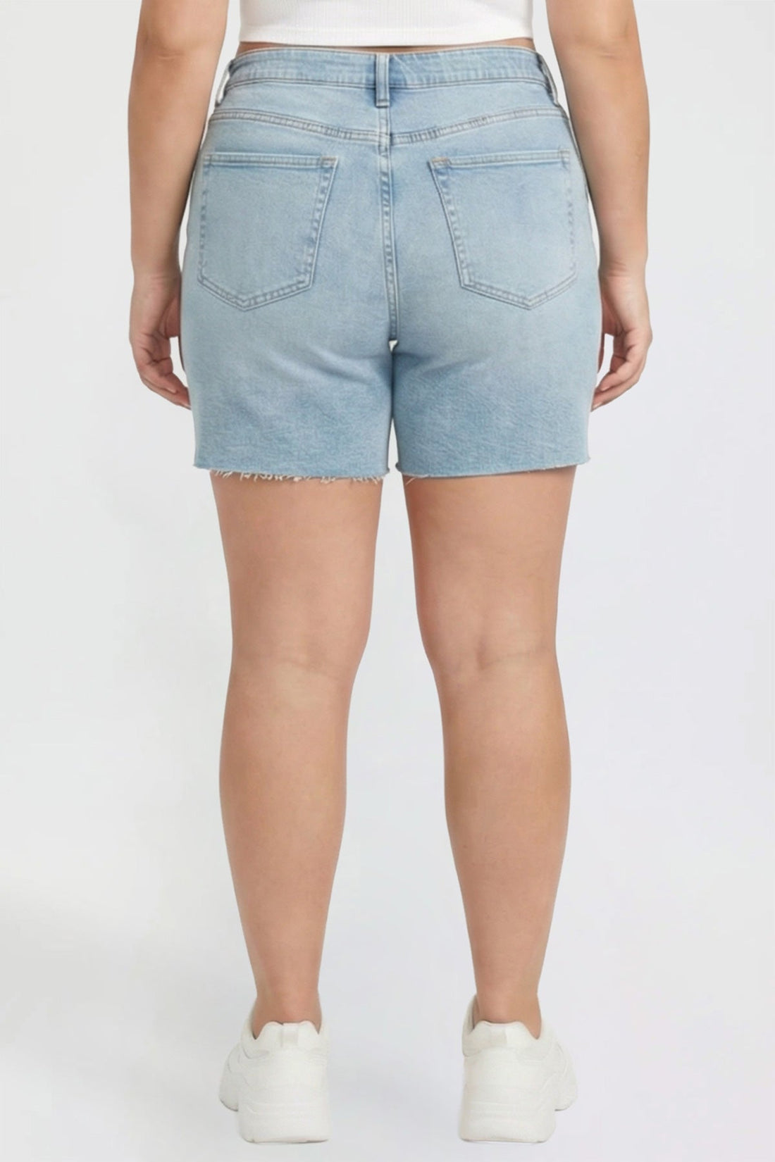 Women's Plus Luxe Long Short with Raw Hem