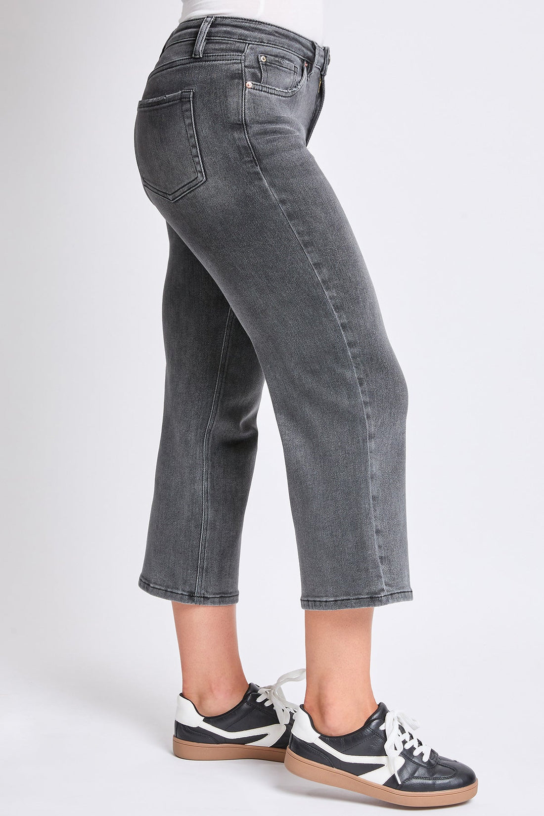 Women's High Rise Cropped Wide Leg