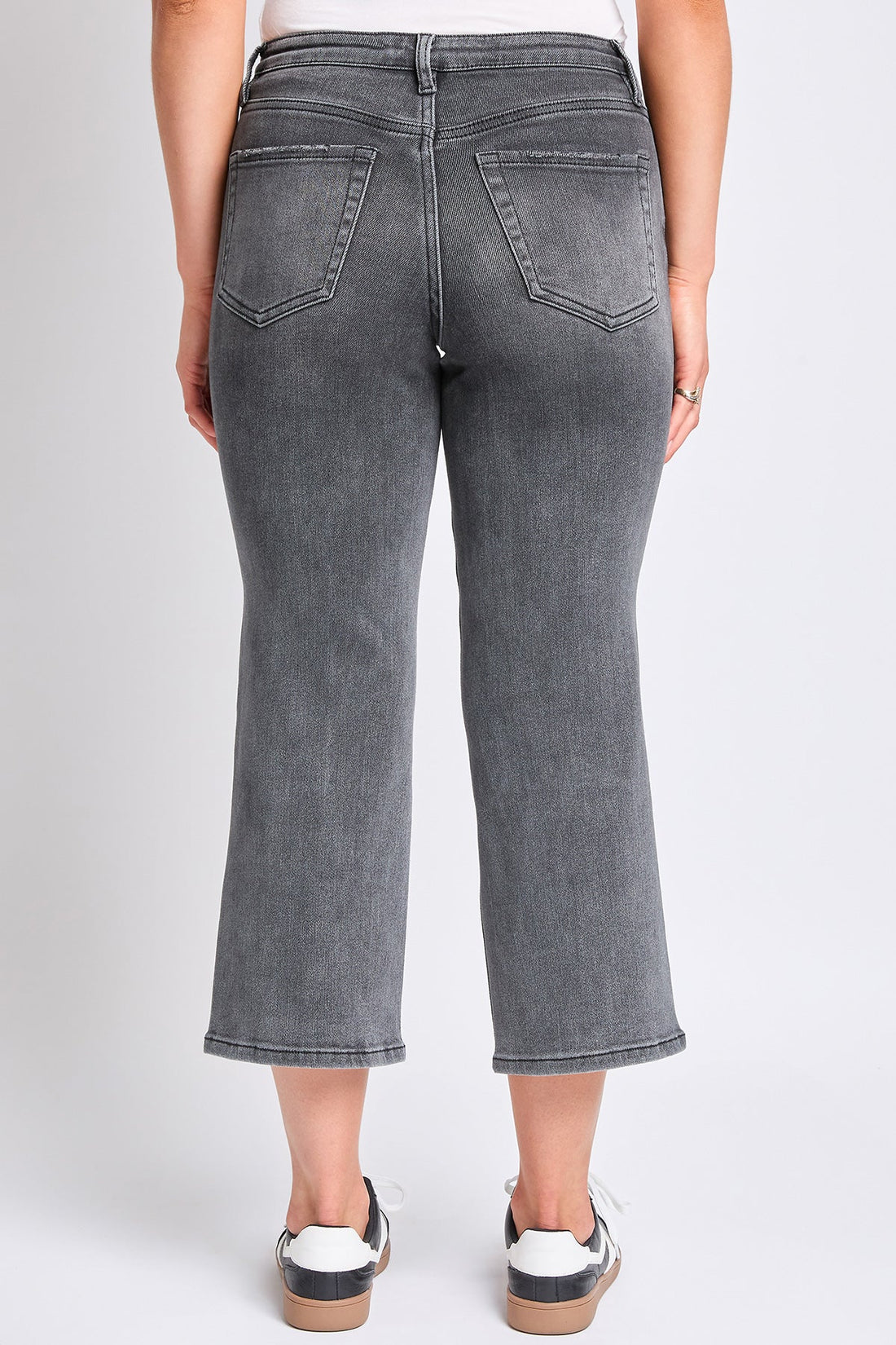Women's High Rise Cropped Wide Leg