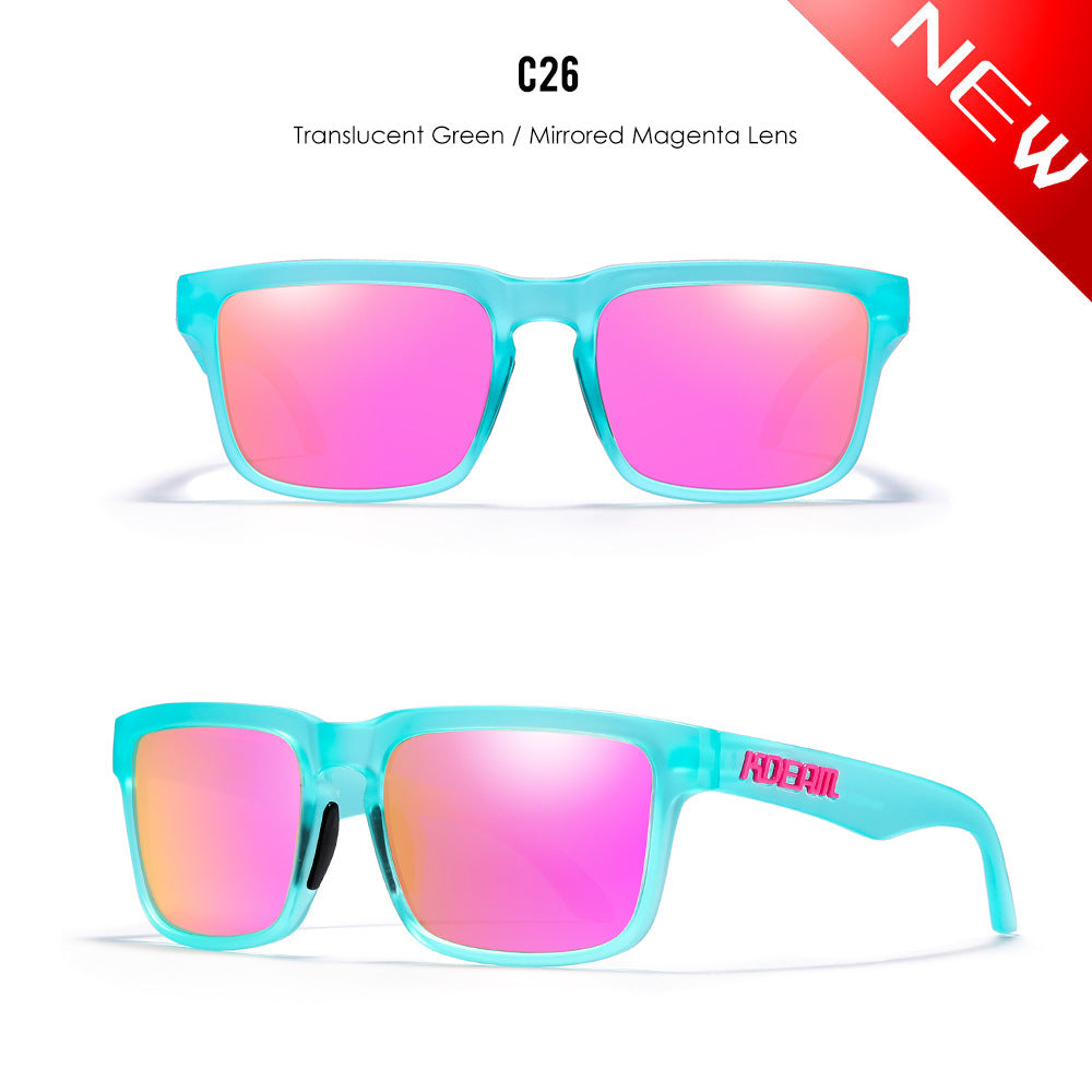 Unisex Polarized Ultra Light Driving Sunglasses Colorful Lens