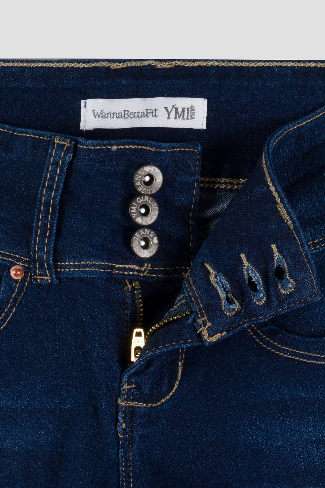 Girls Sustainable WannaBettaFit 3-Button Skinny Jeans