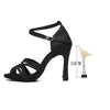 Women's High-Heeled Latin Dance Shoes Soft-Soled Breathable Indoor Party Dance Adult Shoes Stage Performance Dance