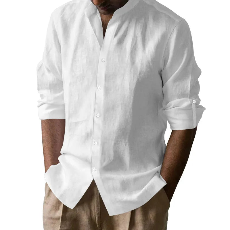 Men's 100% Cotton Soft Polo T-shirt Outdoor Daily Lounge Wear