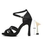 Women's High-Heeled Latin Dance Shoes Soft-Soled Breathable Indoor Party Dance Adult Shoes Stage Performance Dance